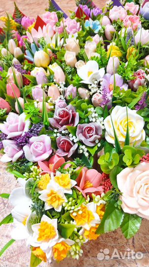 Букет из мыла