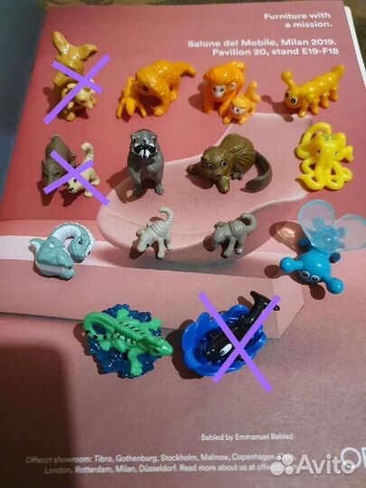 Фигурки киндерсюрприз коллекционные