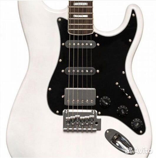 Электрогитара Stagg SES 60 WHB, цвет белый