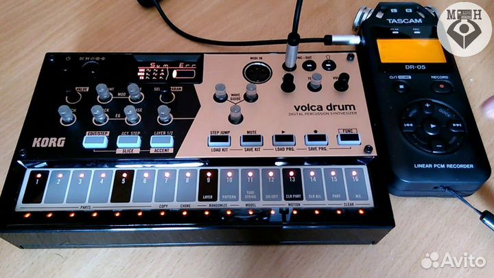 Korg volca drum (драм машина)