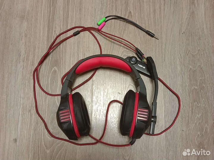 Игровые наушники с микрофоном sven