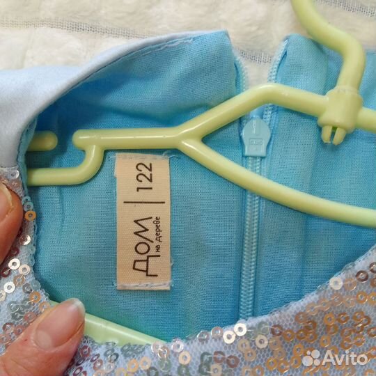 Нарядное платье для девочки 122