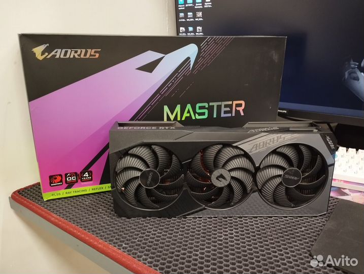 Система охлаждения RTX 4090 Gigabyte Aorus Master