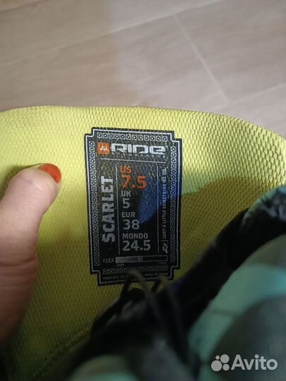 Сноубордические ботинки Ride, женские, 37 размер