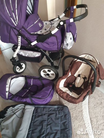 Коляска трансформер 3 в 1