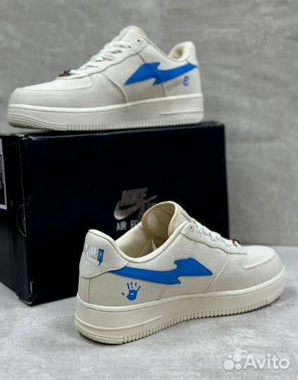 Кроссовки nike air force 1 белые