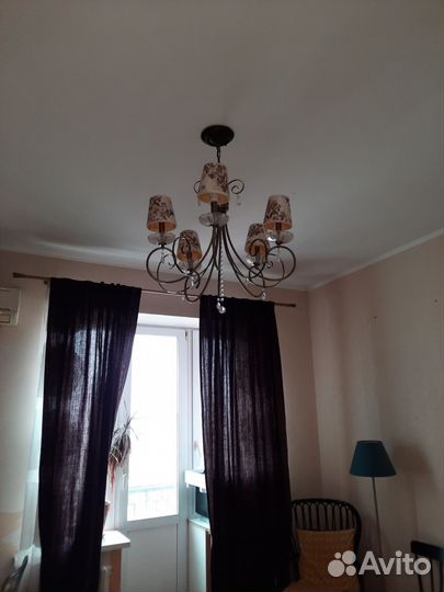 Люстра потолочная большая бу