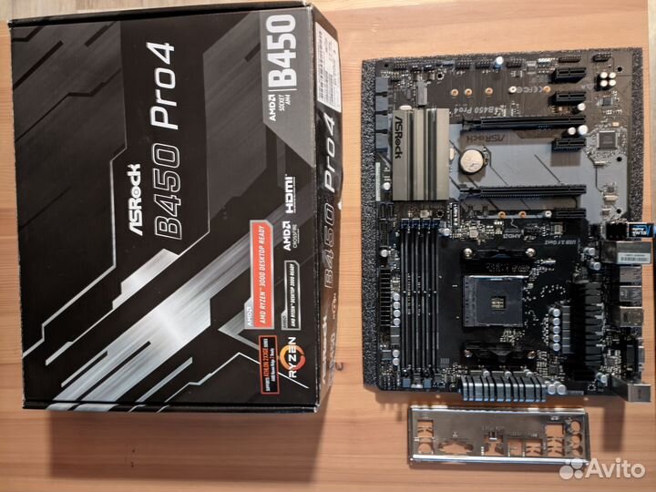 Материнская плата am4 b450 pro4