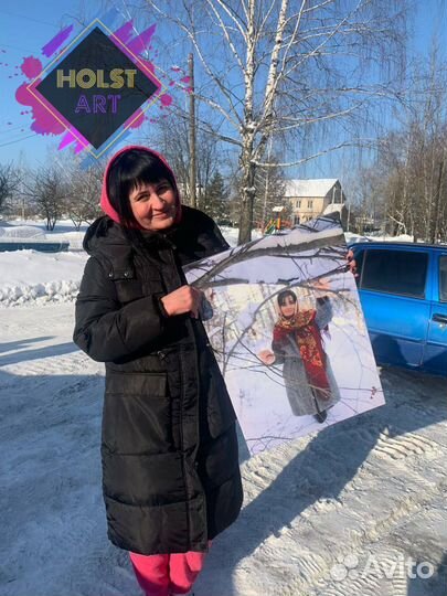 Портрет на холсте по фото Киров