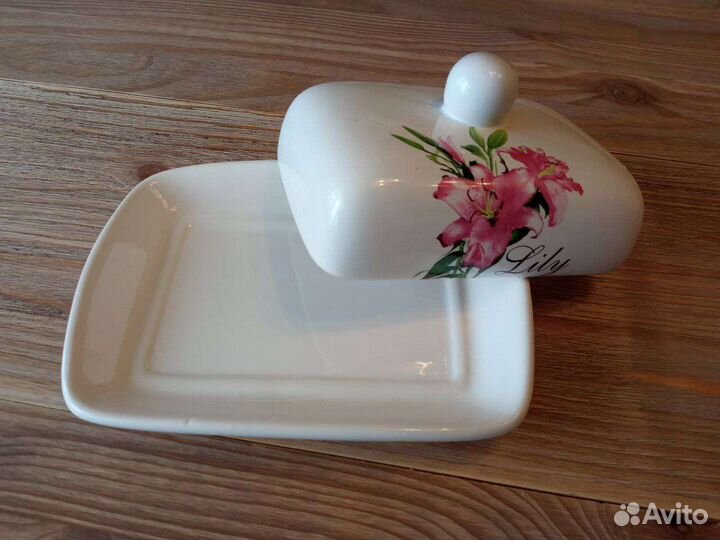 Масленка фарфор