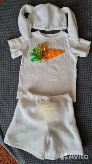 Новогодний костюм зайчика 92 98