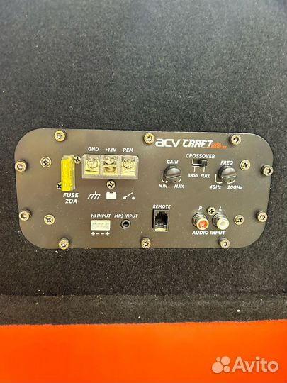 Автомобильный сабвуфер активный ACV craft B10A