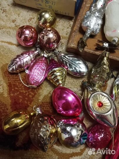 Елочные игрушки СССР