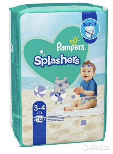 Подгузники-трусики для плавания 6-11 кг Pampers Sp