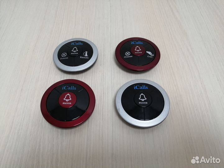 Кнопки вызова персонала (официанта)