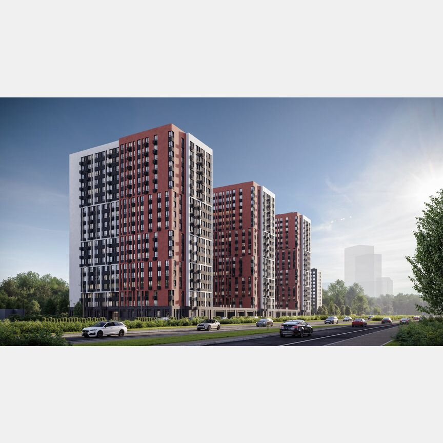2-к. квартира, 60,4 м², 2/19 эт.
