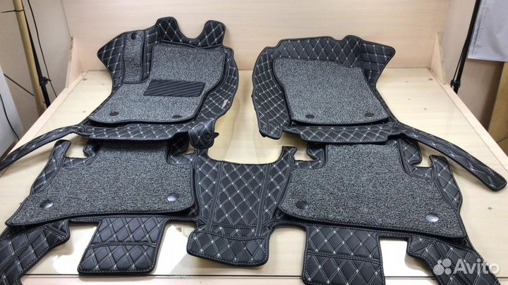 3D Коврики Range Rover Салон Багажник из Экокожи