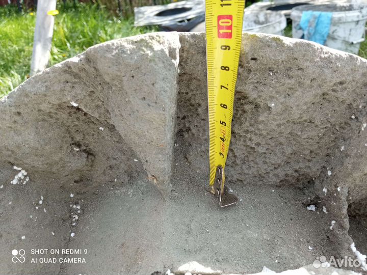 Шар бетонный/шаровидный вазон/садова фигура