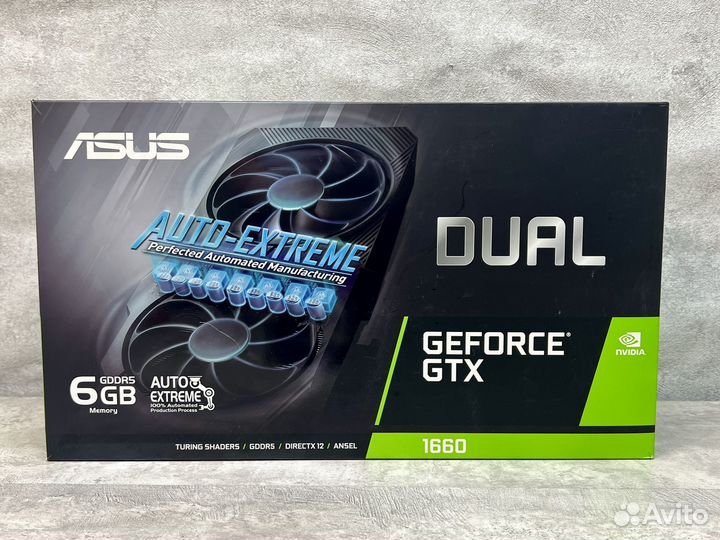 Видеокарта Asus GTX 1660 6Gb