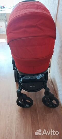 Коляска 3 в 1 bebetto tito jeans