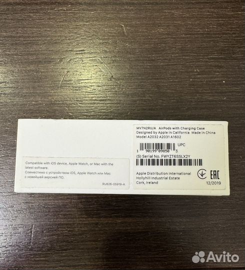 Наушники apple airpods