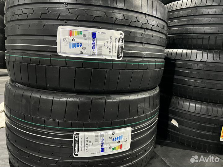 Continental ContiSportContact 6 335/30 R23 и 295/35 R23 111Y