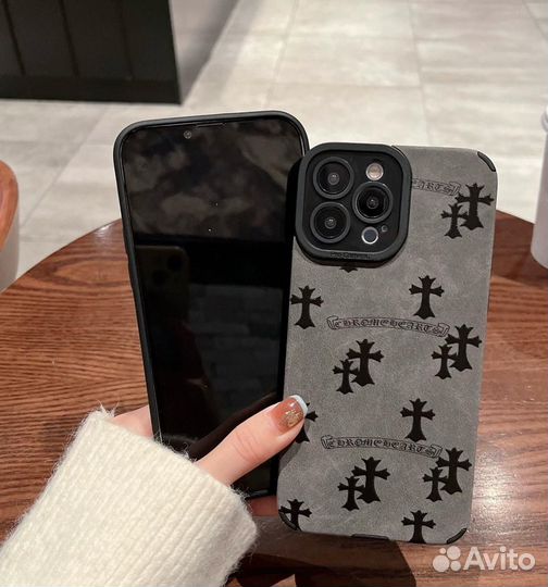 Чехол на iPhone chrome hearts