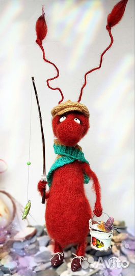 Интерьерный таракашка. Вязаные игрушки