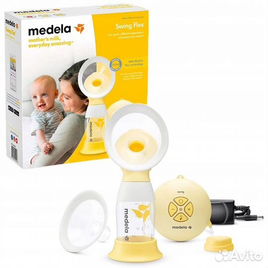 Молокоотсос электрический medela swing flex
