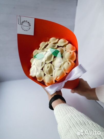 Шоколадные пельмени. Подарок букет для мужчины