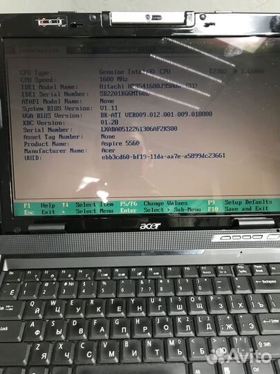 Материнская плата acer Aspire 5560 Series 5562WXMi