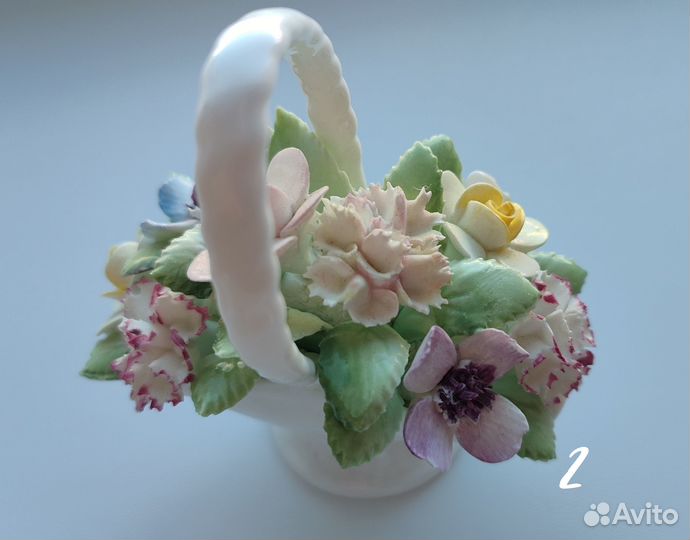 Английские фарфоровые композиции с цветами