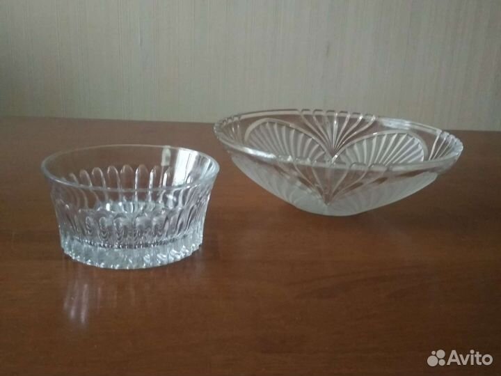 Хрустальная ваза, фужеры СССР