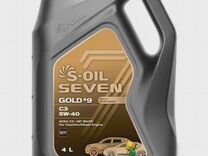 Моторное масло S-oil Seven Gold #9 5W40 4л