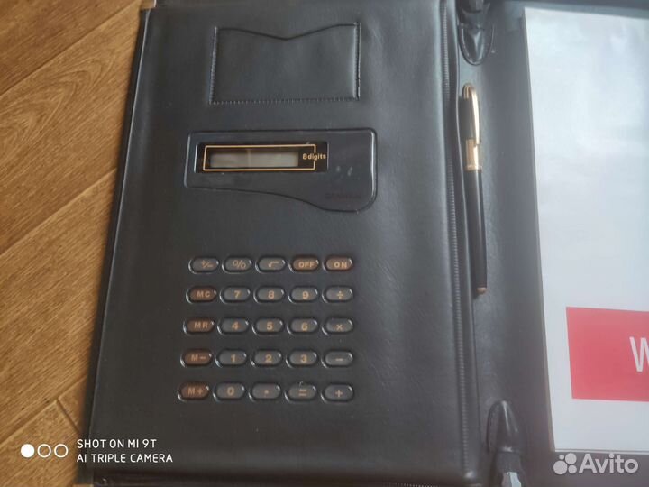 Папка для документов с калькулятором