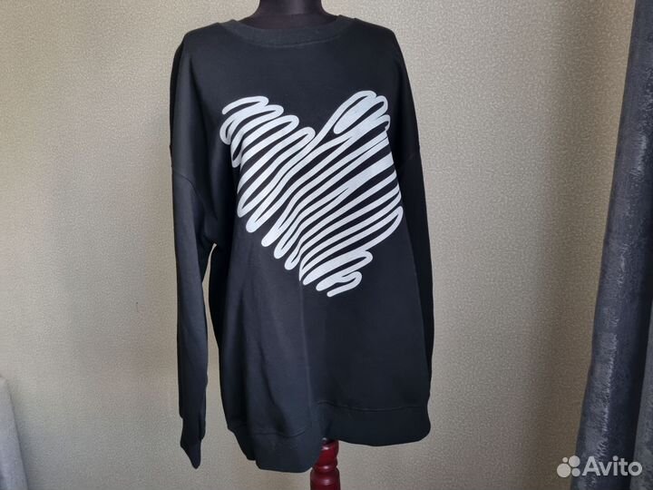 Свитшот толстовка новый оверсайз oversize 46 48