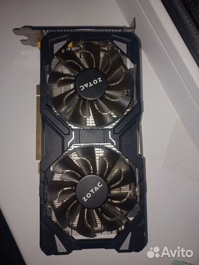 Видеокарта gtx 1060 6gb Zotac