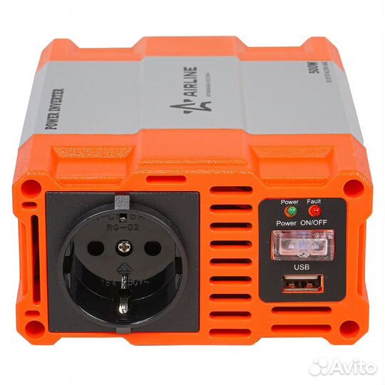 Инвертор 12В-220В, 500 Вт