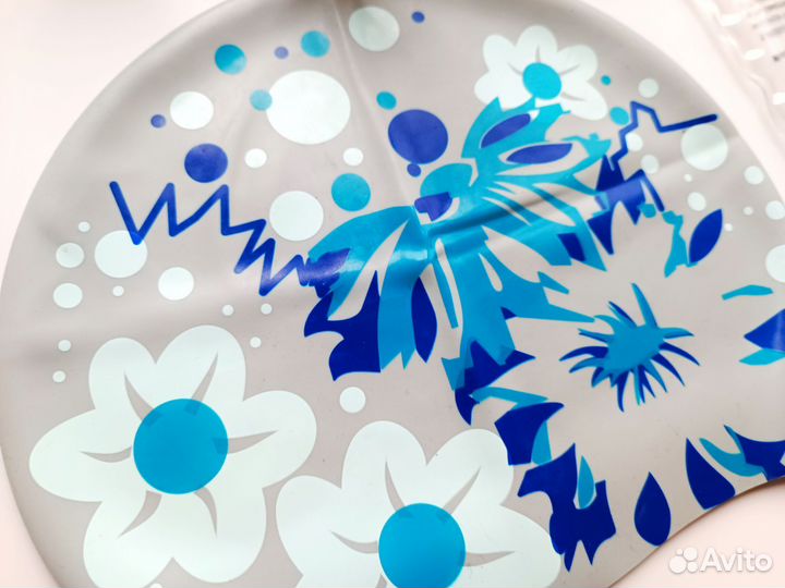 Шапочка для плавания новая детская для девочки