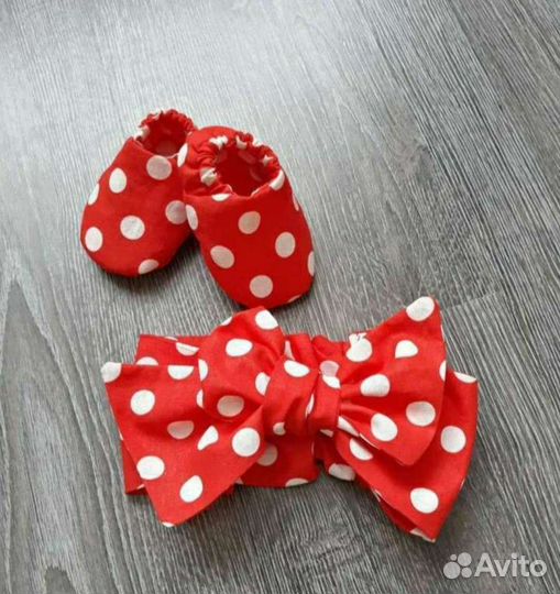 Афро бант + моксы (комплект детский)