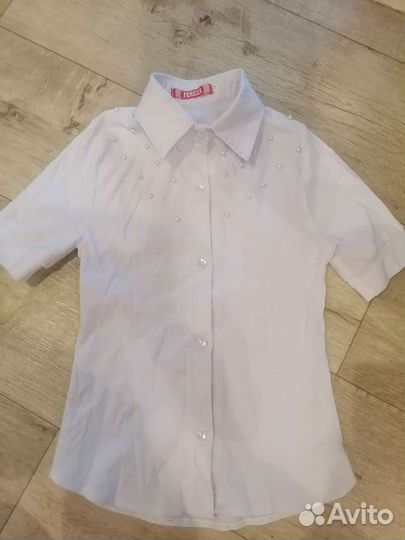 Школьные блузки для девочки 134 140