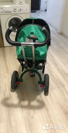 Велосипед с родительской ручкой