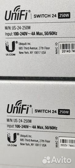 Ubiquiti Unifi Switch 24 250W US-24-250W