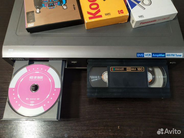 DVD S-VHS HiFi Ресивер 6Head Tuner Amplifier Samsu