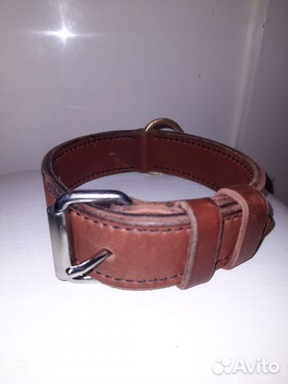 Кожаный ошейник для собак