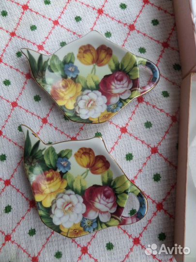Подставки для чайных пакетиков. Фарфор