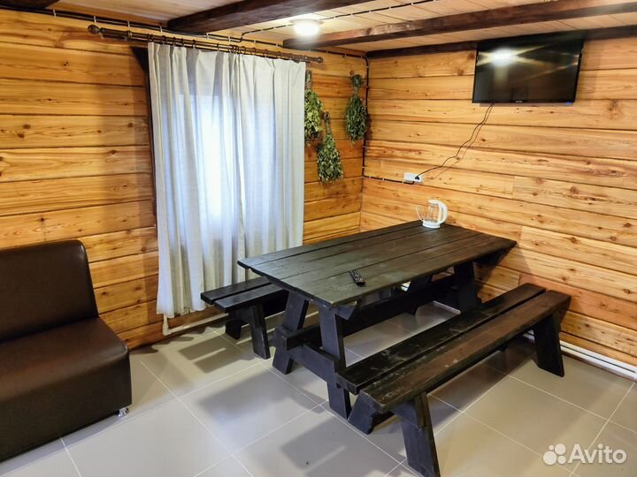 Русская баня на дровах