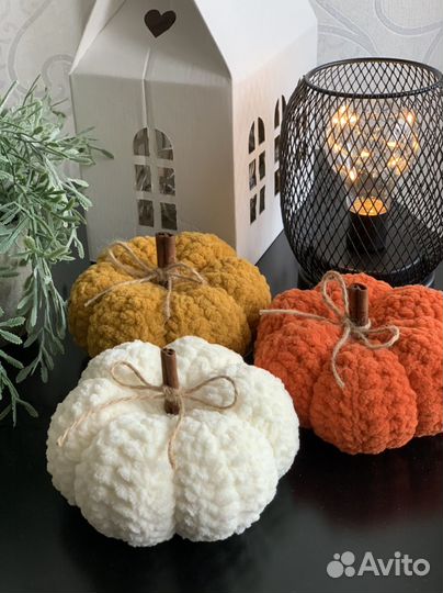 Декор для дома Тыква, Тыква на Halloween, Жёлудь