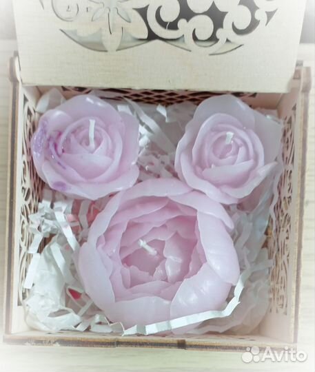 Интерьерные фигурные свечи ручной работы