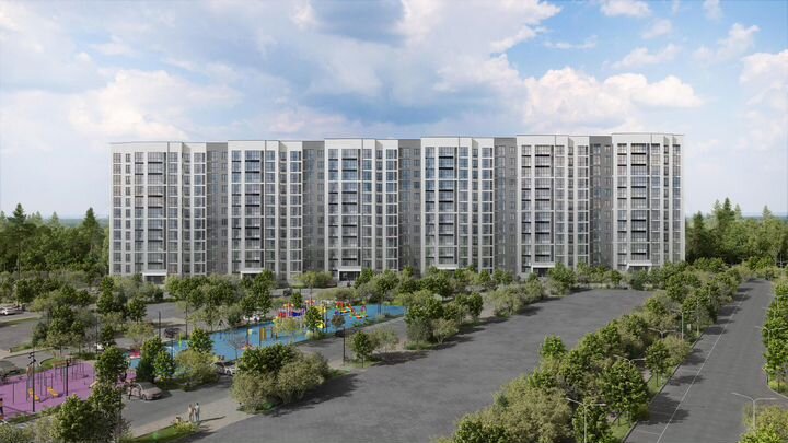 2-к. квартира, 75,4 м², 3/12 эт.